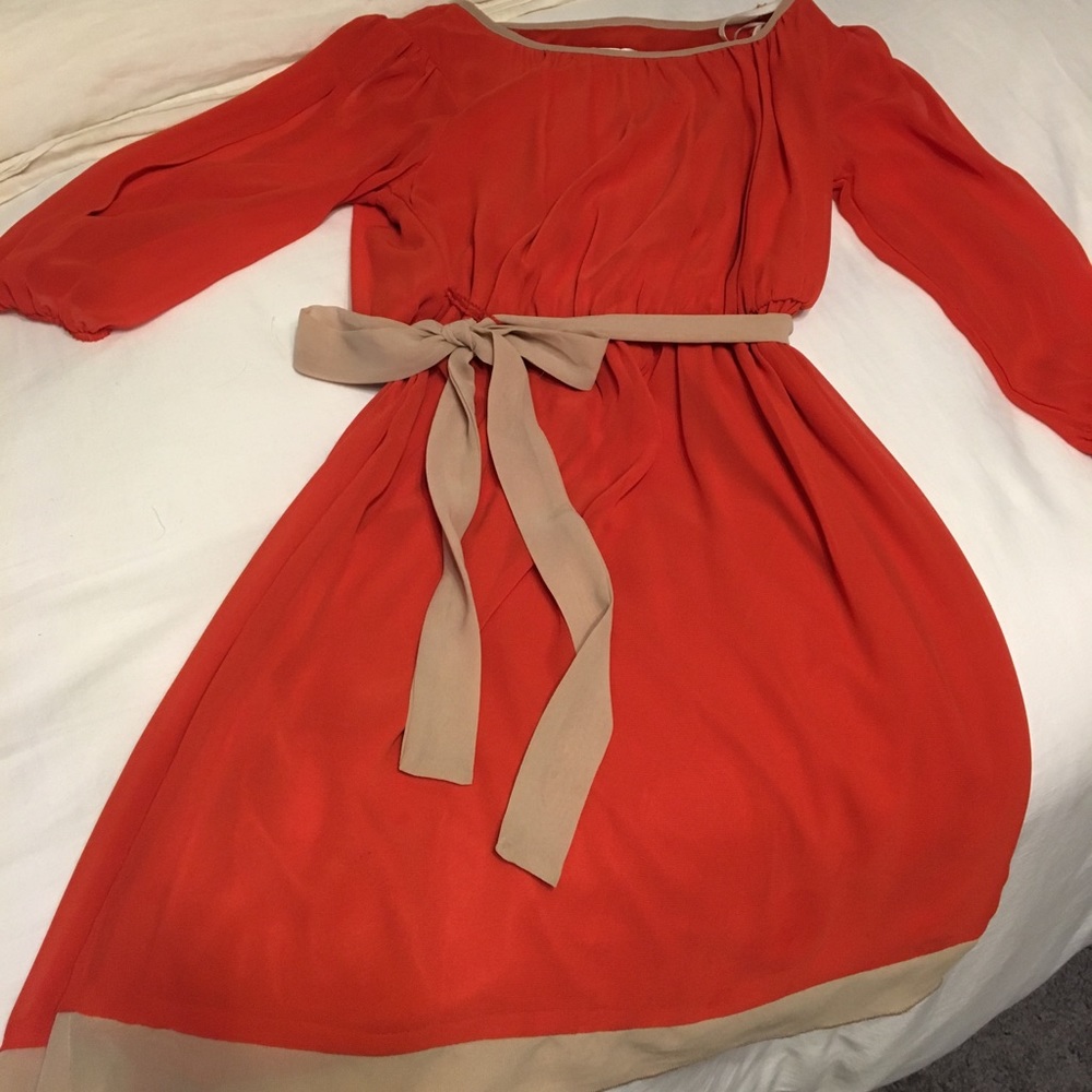 💙3 for $25 💙 Orange Dress great for Fall!